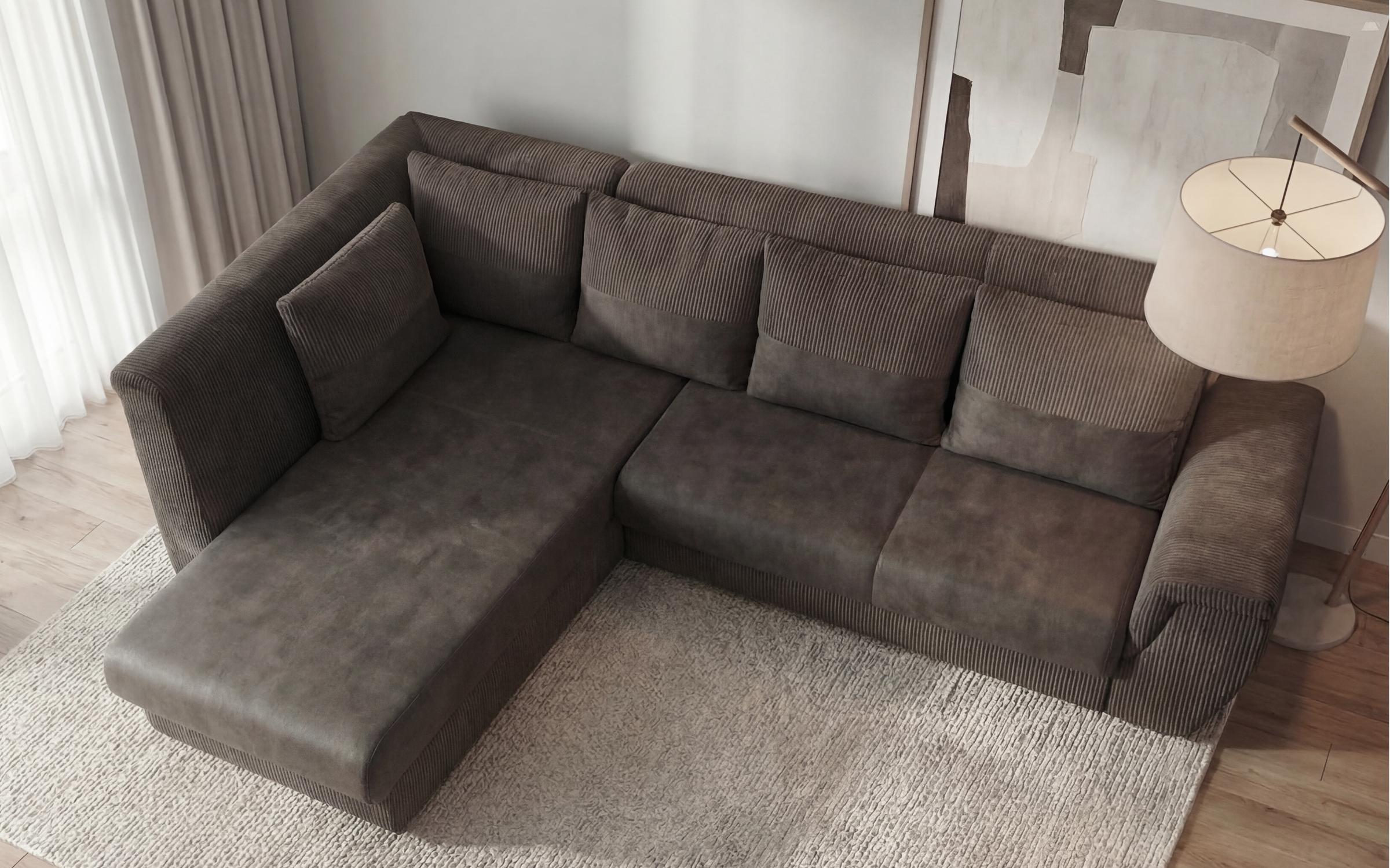 Coltar extensibil + mecanism click- clack Sorento, gri inchis + maro deschis  7